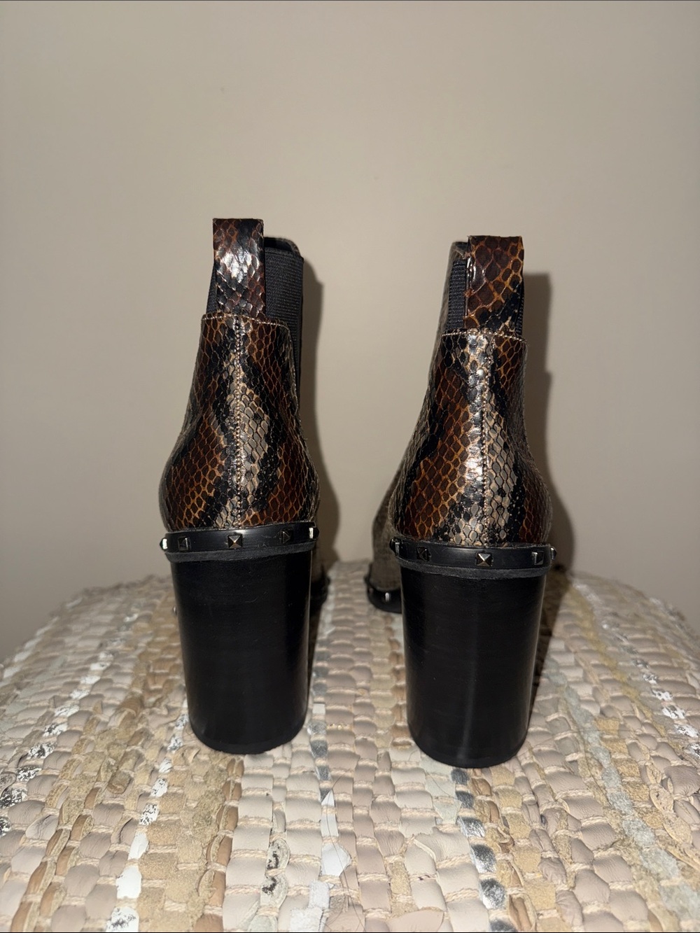 Snakeskin Booties - Picture 4 of 6